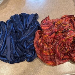Colorful Knit Scarves Set